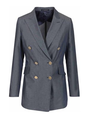 SARTORIA LATORRE: Blazer - Blazer - Azul