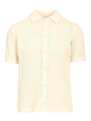 MAISON KITSUNÉ: Cardigans - Cardigan - Blanc