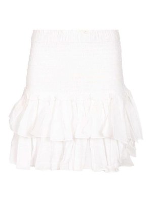 Isabel Marant Etoile: Jupes midi et au genou - Jupe Midi - Blanc