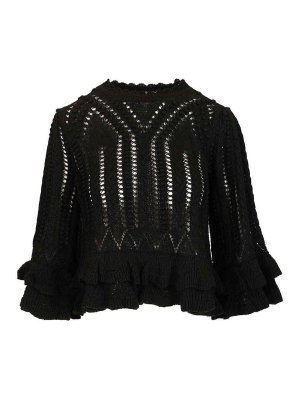 Isabel Marant Etoile: Tops y camisetas sin mangas - Top - Negro