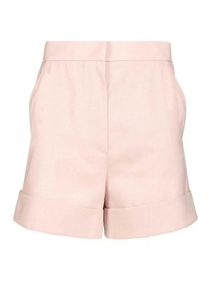 Max Mara: Trousers Shorts - Wool And Silk Canvas Shorts