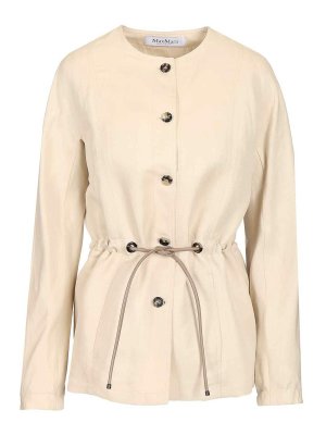 Max Mara: Chaquetas casual - Chaqueta Casual - Beis