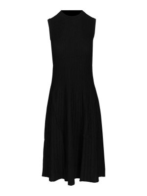 Max Mara: flared jeans - Dress In Viscose Crpe Yarn