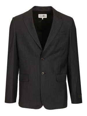 MM6 MAISON MARGIELA: Vestes de costume - Blazer - Noir