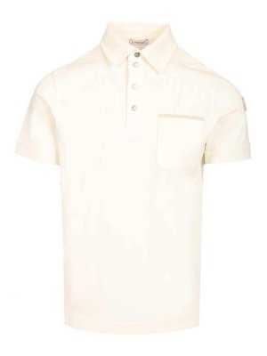 MONCLER: Polos  - Polo - Blanc