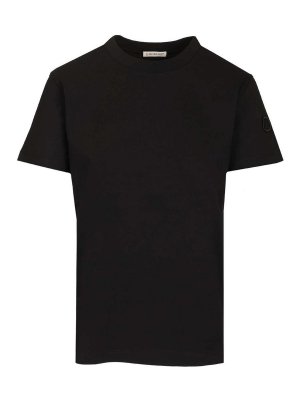 MONCLER: Tシャツ - Tシャツ - 黒