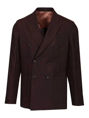 PAUL SMITH: Blazer - Blazer - Púrpura