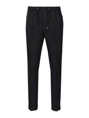PAUL SMITH: casual trousers - Slim Fit Linen Trousers