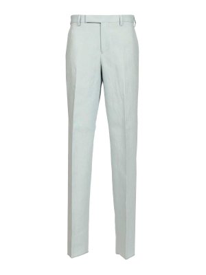 PAUL SMITH: pantaloni casual - Pantaloni in lino slim