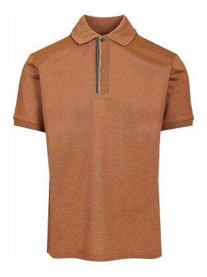PAUL SMITH: polo - Polo Con Finiture A Righe