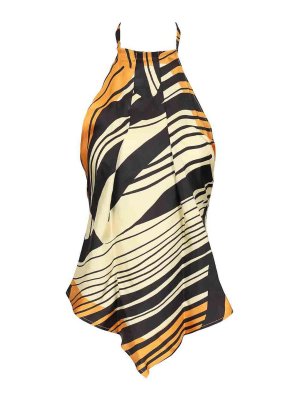 RAQUEL DINIZ: Tops & Tank tops - Lea Silk Top