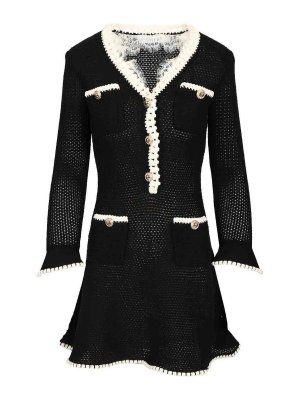 Self Portrait: Kurze Kleider - Kurzes Kleid - Schwarz