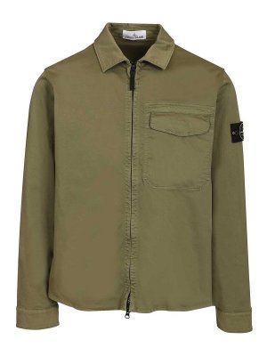 STONE ISLAND: Chemises - Chemise - Vert