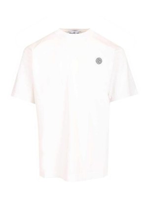 STONE ISLAND: T-shirts - T-Shirt - Weiß