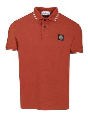 STONE ISLAND: Polos  - Polo - Rouge