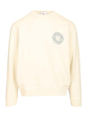 STONE ISLAND: Sweatshirts & Sweaters - Organic Cotton Sweatshirt