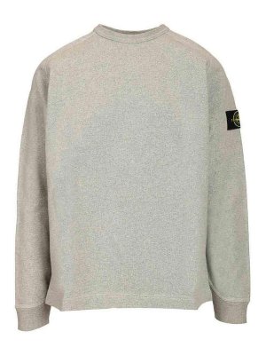 STONE ISLAND: Sweatshirts & Pulls - Sweat-Shirts - Gris