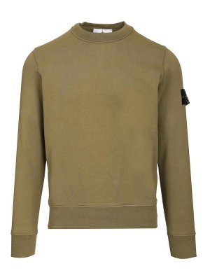 STONE ISLAND: Sweatshirts & Sweaters - Organic Cotton Sweatshirt