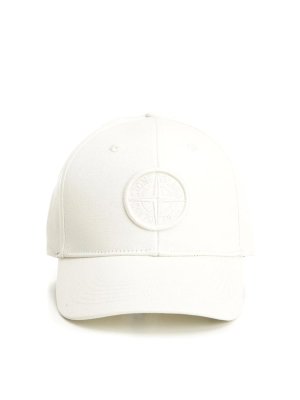 STONE ISLAND: 帽子＆キャッブ - 帽子 - 白