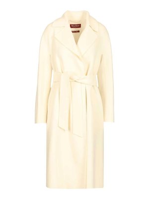 MAX MARA STUDIO: ニーレングスコート - 膝丈コート - 白