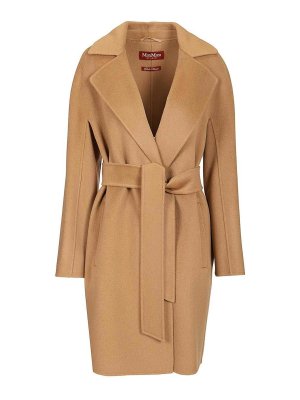 MAX MARA STUDIO: Knielange Mäntel - Knielanger Mantel - Beige