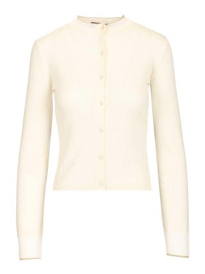 MAX MARA STUDIO: cardigans - Ribbed Cardigan