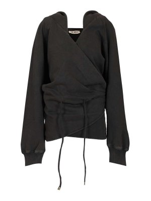 The Attico: Sweatshirts & Sweaters - Jersey Sweatshirt Dress
