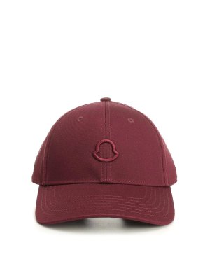 MONCLER: Chapeaux - Chapeau - Rouge Brun