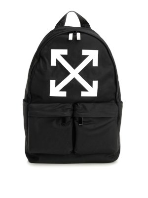 OFF-WHITE: backpacks - Arrow Print Backpack