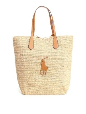POLO RALPH LAUREN: Sacs à main - Sac Cabas - Beige