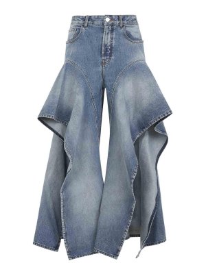 Alaïa: casual trousers - Ruffle Pants