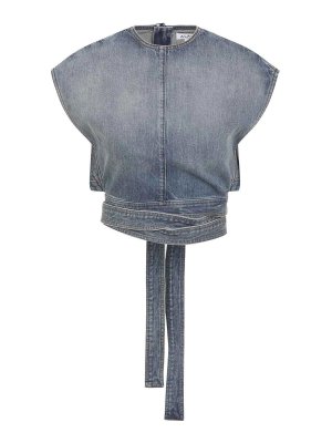 Alaïa: Tops & Tank tops - Belted Top