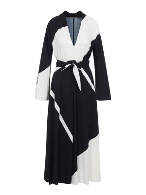 ALBERTA FERRETTI: Robe longueur genou - Robe Au Genou - Noir
