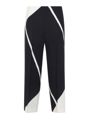 ALBERTA FERRETTI: pantaloni casual - Pantaloni stampati in twill