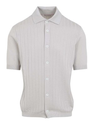 BRUNELLO CUCINELLI: polo shirts - Cotton Knitted Polo