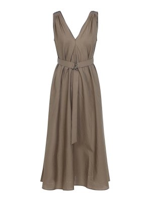 BRUNELLO CUCINELLI: Robe longueur genou - Robe Au Genou - Beige