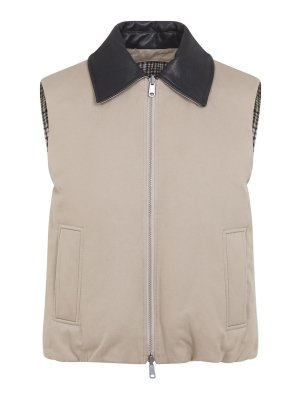 BRUNELLO CUCINELLI: Vestes-rembourrees - Blouson Rembourré - Marron