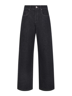 BRUNELLO CUCINELLI: straight leg jeans - Cotton Jeans