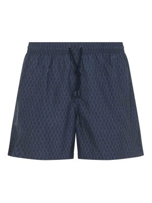CANALI: Shorts de bain - Short De Bain - Bleu