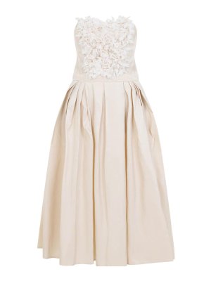 ELISABETTA FRANCHI: short dresses - Embroidered Mini Dress