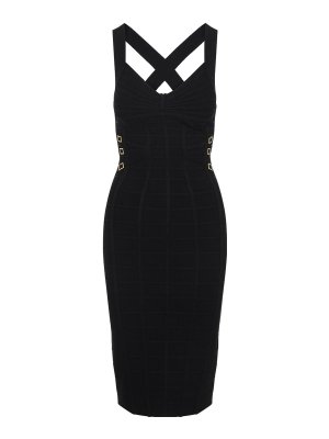 ELISABETTA FRANCHI: Vestidos media pierna - Vestido Midi - Negro
