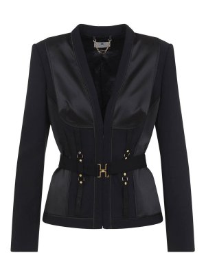 ELISABETTA FRANCHI: Casualjacken - Casualjacke - Schwarz