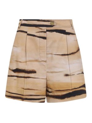 ELISABETTA FRANCHI: Shorts - Shorts - Camel