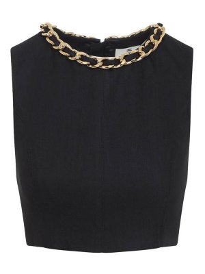 ELISABETTA FRANCHI: Tops & Débardeurs - Top - Noir