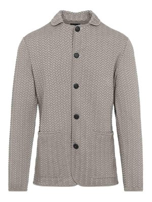 GIORGIO ARMANI: Blazer - Blazer - Beis