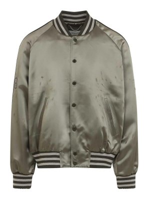 GOLDEN GOOSE: Bombers - Bomber - Vert Foncé