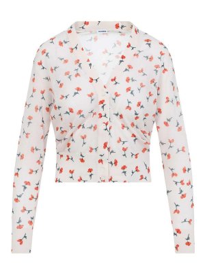 JIL SANDER: cardigans - V-Neck Cotton Cardigan