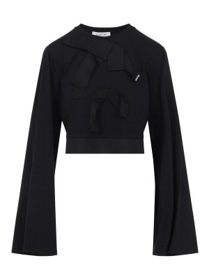 LANVIN: Tops & Débardeurs - Top - Noir
