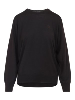 LOEWE: Pull col rond - Pull Col Rond - Marron