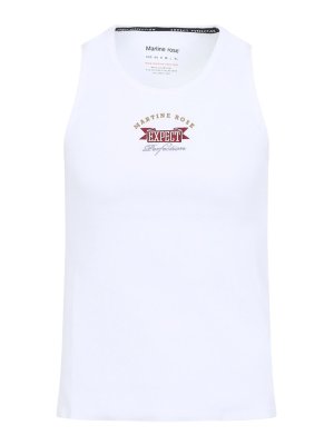 MARTINE ROSE: Chalecos - Chaleco - Blanco
